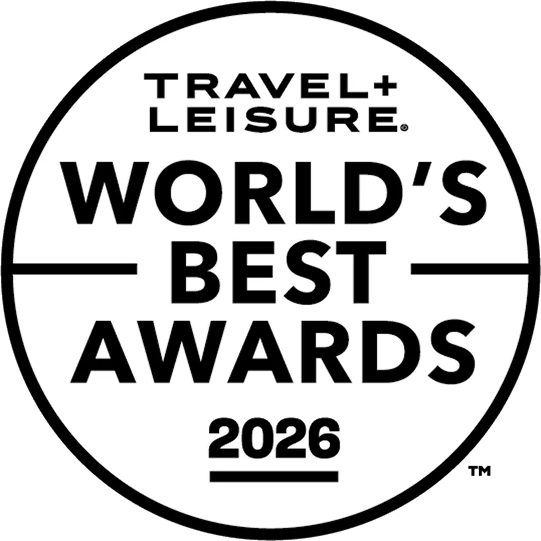 Award seal for Travel + Leisure World's Best Awards 2026.