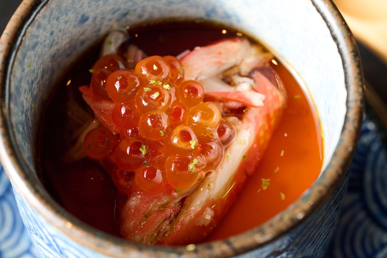 A gourmet plated meat dish showcasing professional food presentation and fine dining quality.